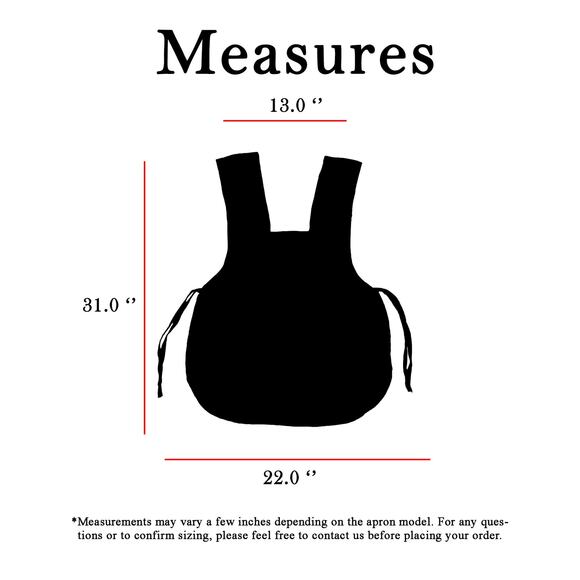 Turquoise Mexican Embroidered Smock Apron – Floral Traditional Design for Women - Picture 8 of 8